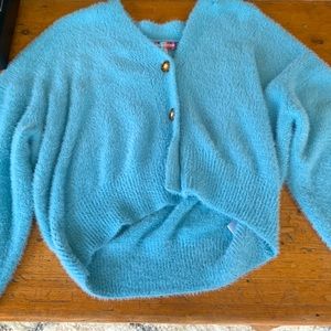 Urban Outfitters Fuzzy Lightblue Sweater